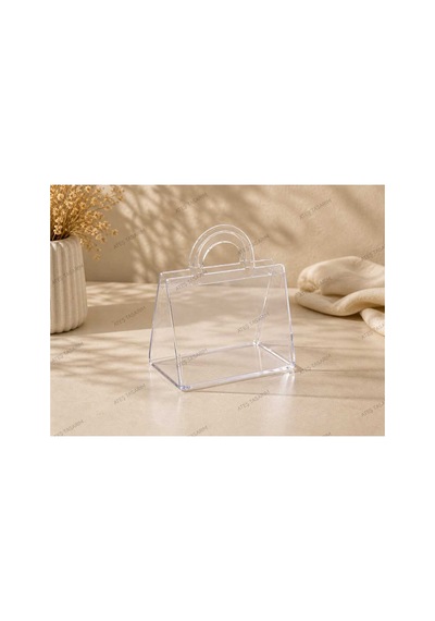 Mini Şeffaf Çanta Stand Takı & Ürün Sergileme Standı 10'lu Paket