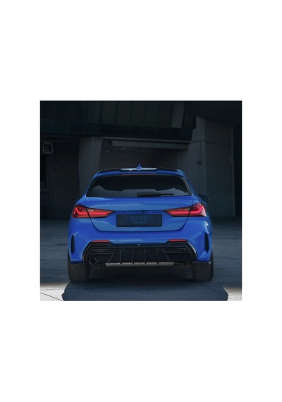 Bmw 1 Serisi F40 M Paket 2019-2024 Arka Difüzör & Flap Seti Agresif Tampon Altı Paket