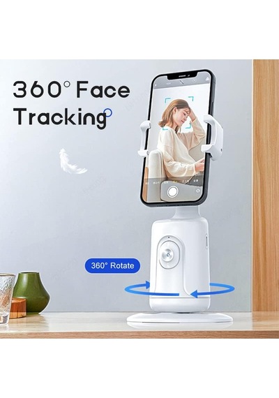Ayrex Hobimtek P01 360 Hareket Algılayıcı Sensörlü Akıllı Çekim Selfie Video Takip Tripodu Gimbal Telefon Tutu
