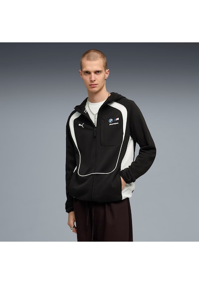 Puma Bmw M Motorsport Sportswear Erkek Kapüşonlu Ceket 634880 01 Siyah