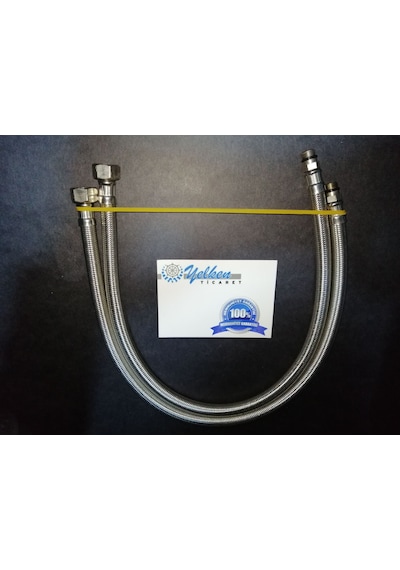 Batarya- Musluk Altı Bağlantı Hortumu 3-8 - M10 50 Cm Flex Su Bağ N11.788