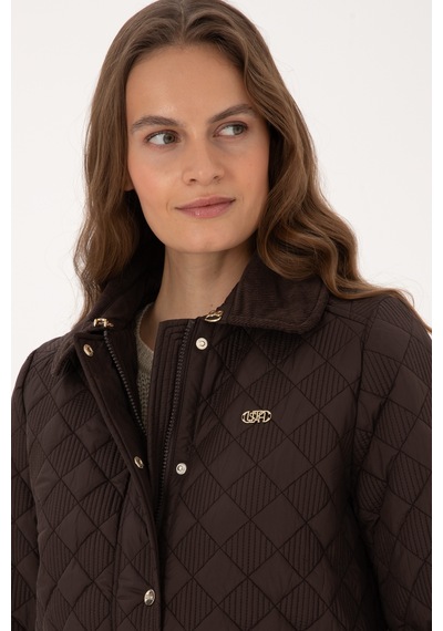 U.s. Polo Assn. Kadın Koyu Kahverengi Mont 50307939-vr084 Koyu Kahverengi