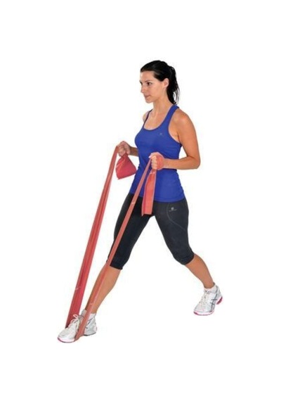 Özellikli 1,5 Mt Kırmızı Egzersiz Pilates Bandı,direnç Lastiğiband Snap-stop