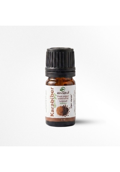 Karabiber Uçucu Yağı, 5 Ml, %100 Saf Piper Nigrum Essential Oil