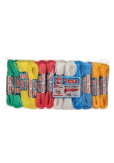 Temsan 20 Metre Naylon Çamaşır İpi 24'lü Diğer