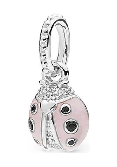 Nur Silver Uğur Böceği Gümüş Charm Nur-bl00290
