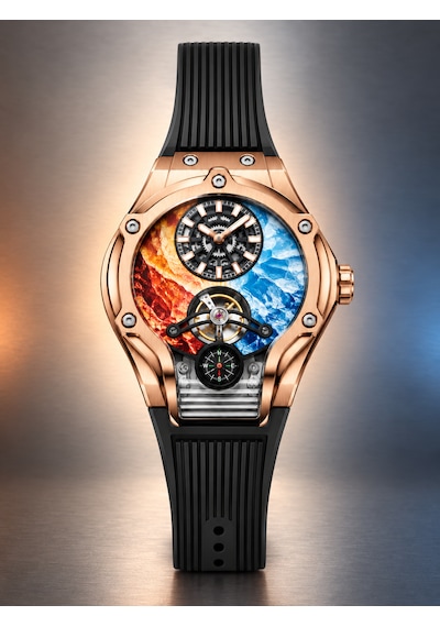 Pagani Design Pd-981 Everest Dağı Zirvesi Serisi Limited Edition Otomatik Erkek Kol Saati Rose Black Rose Gold
