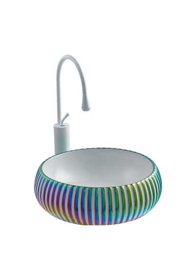 E-4161m Tezgah Üstü Porselen Lavabo Beyaz