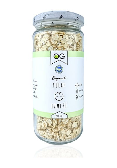 OG natural Organik Yulaf Ezmesi 210 G