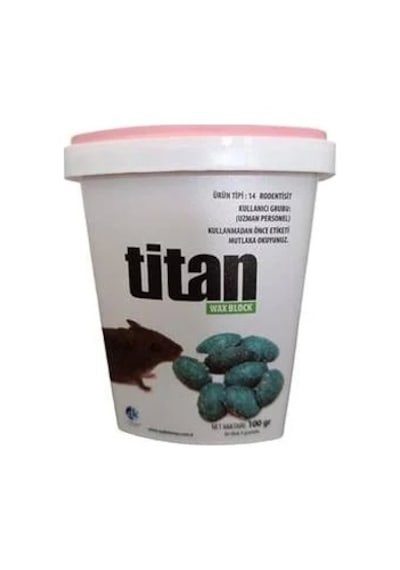 Titan Wax Block Badem Fare Zehiri 100 G
