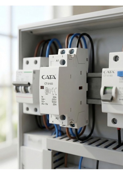 Cata Ct 9183 Sesiz Modüler Aydınlatma Kontaktörü 25a