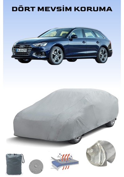 Audi A6 Allroad Quattro Uyumlu Araba Brandası, Oto Branda, Araba Çadırı, Su-güneş Geçirmez Gri
