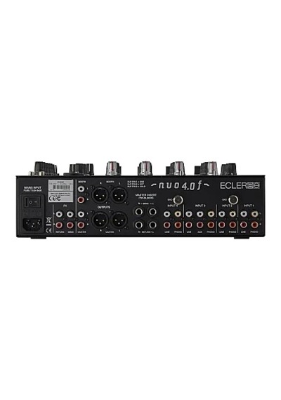 Nuo4.0f - 4 Kanal Analog Dj Mikser Siyah