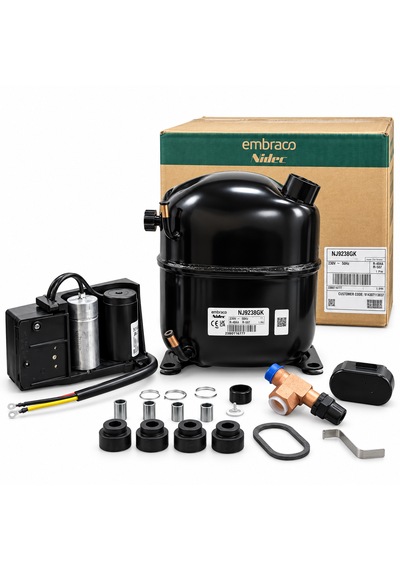Embraco Nj9238gk 1,5 Hp R404a Hermetik Kompresör 4620 Watt Slovakya Üretimi 1 Adet