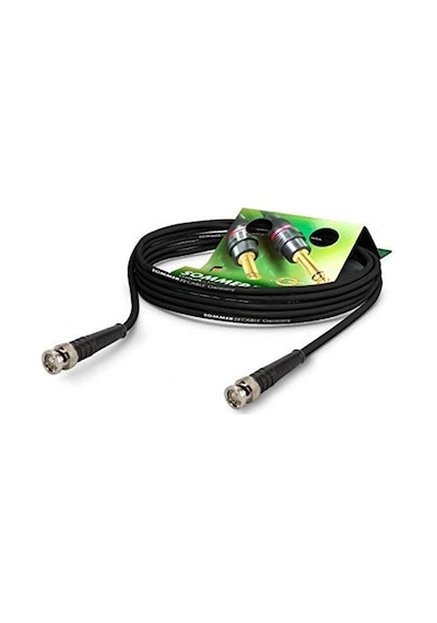 Sommercable Hf-kabel Rg-classic 50 Ohm Rg58/ Cu Low Loss, Bnc/bnc Hicon, Siyah 20m Standart