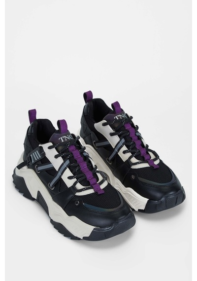 Tamer Tanca Kadın Vegan Siyah Sneakers & Spor Ayakkabı 936 65160 Bn Ayk Sk23/24 Sıyah Kmbn Siyah