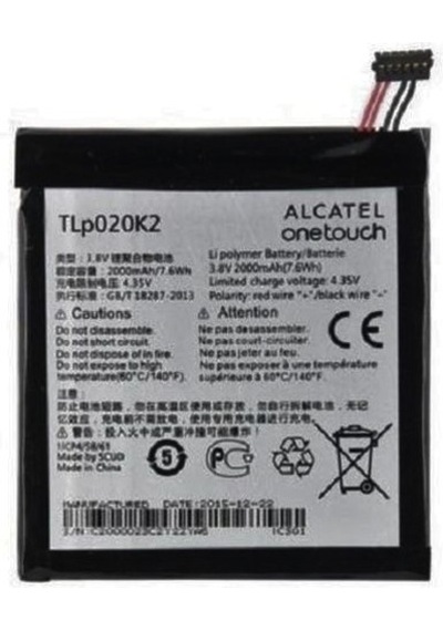 Alcatel İdol 3 4.7 İnç Tlp020K2 Batarya Pil 2000Mah