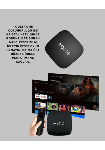 Android Tabanlı Akıllı Medya Oynatıcı - 4 Çekirdekli İşlemci, Ekran Yansıtmalı