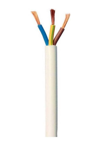 Öznur 3x1,5 Mm Ttr Kablo Beyaz Çok Telli Esnek Enerji Kablosu 100 Metre