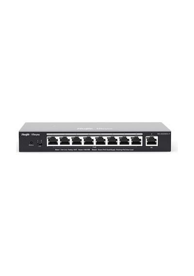 Ruijie -reyee Rg-es209gc-p 8 Port Poe+ 10-100-1000mbps+1port 10-100-1000mbps Yönetilebilir Çelik 120w