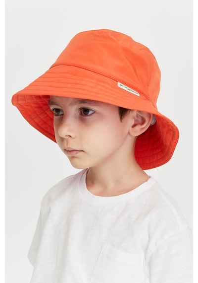 Benitto Kids Erkek Çocuk Desenli Bucket Şapka 7006-turuncu