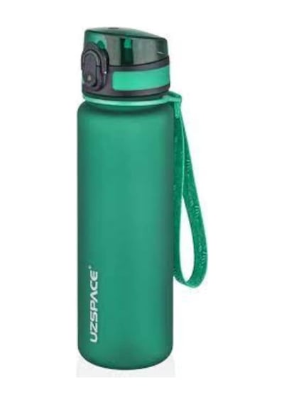 Uzspace 500 Ml Tritan 3026 Water Bottle Matara Yeşil (Dark Green)