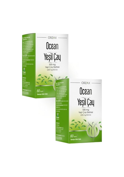 Ocean Yeşil Çay Eki 2 x 60 Kapsül