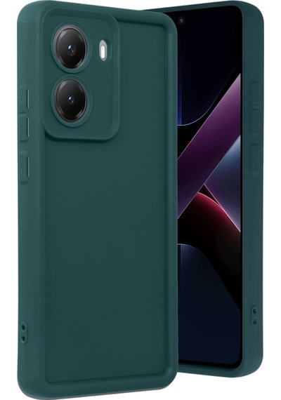 Xiaomi Poco X7 Pro Uyumlu Viera Silikon - Koyu Yeşil
