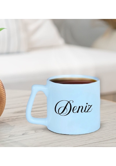 Bk Gift Kişiye Özel İsimli Pastel Mavi Middle Kupa Bardak-27, Arkadaşa Hediye, Ev Hediyesi, Doğum Günü Hediyesi, Ofis Hediyesi Kobitmeyencom30036 Bk G