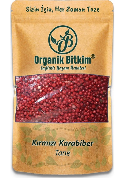 Organik Bitkim Kırmızı Karabiber Tane 500 G