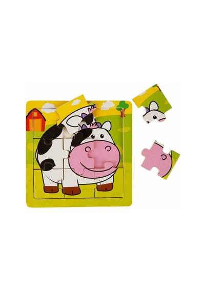 S00002907 Puzzle Anımals 9 Pcs 3 Ast