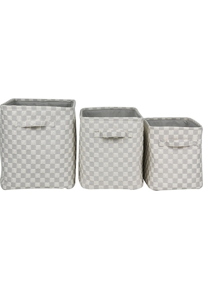 Koçtaş Monogrom Sepet Bej Gri 36 x 26 x 29.5 CM Çok Renkli