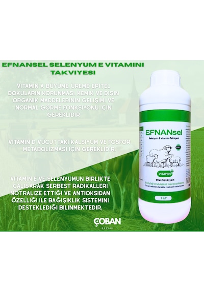 Efnan-sel Selenyum A-d-e Vitamini Takviyesi 1l