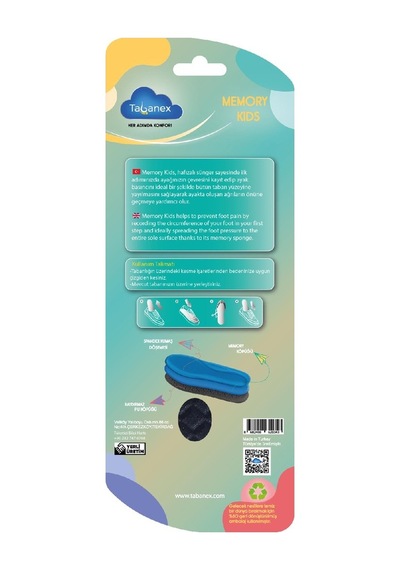 Tabanex Memory Comfort Tabanlık - Çocuk