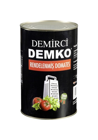 Demko Rendelenmiş Domates 5 Kg - Kullanıma Hazır Pratik Domates - Tekli Tarı