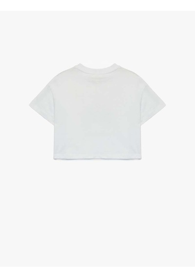 Koton Kedi Baskılı Ekru Kız Çocuk T-shirt 6skg10105ak Ekru Koton Kedi Baskılı Ekru Kız Çocuk T-shirt 6skg10105ak Ekru