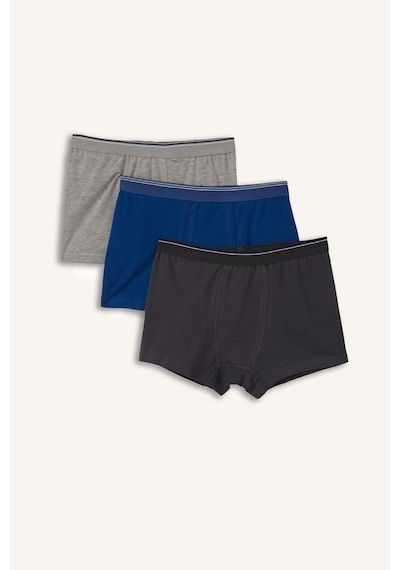 Defacto 3lü Boxer Set Erkek Çocuk E1579a826hsbe331 Mavi-be331