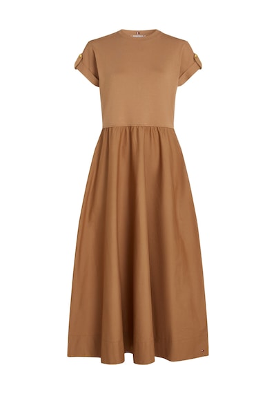 Modern Cody Mıdı Mıx F&f Drs Kadın Kahverengi Elbise - Ww0ww46711 Kahverengi