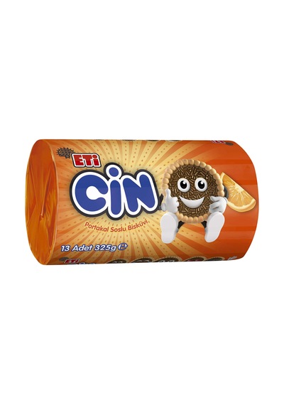 Eti Cin Portakallı Bisküvi 325 G 5'li Avantaj Paketi Mıchu