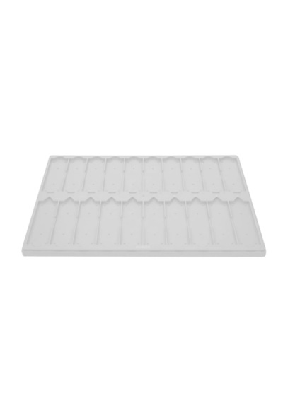 Mikroskop Slide Kutusu 20li-lamel Taşıma Standı Tray-beyaz