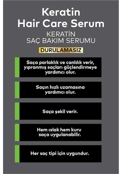 Maia Mc Saç Serumu 100 ML + Keratin Saç Kremi 250 ML + Keratin Şampuan 400 ML