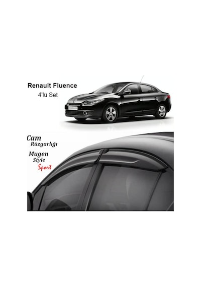 Renault Fluence Uyumlu Cam Rüzgarlığı 2009-2016 Arası Uyumlu Muge