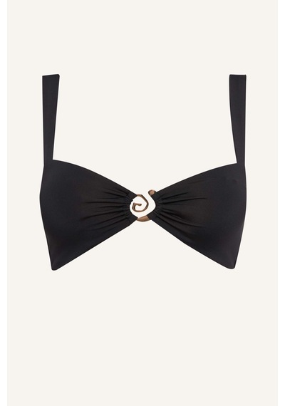 Defacto Regular Fıt Geniş Askılı Siyah Bikini Üstü G4642ax26smbk81 Siyah-bk81
