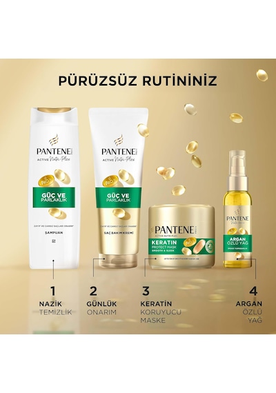 Pantene Güç Ve Parlaklık Şampuan 800 Ml