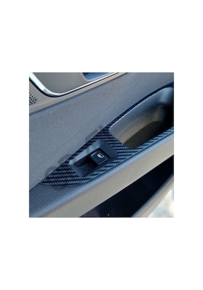 Seat Leon İle Uyumlu Mk3 3.5 2013 2020 Iç Trim Kaplama Sticker Seti 4 Kapı Iç Tutma Kısımları M