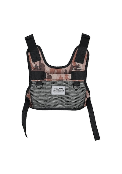 Fujin Tactical Vest Brown Camo Balıkçı Çantası