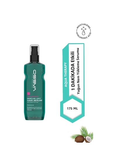 Vasso Hindistan Cevizi Yağı Özlü Nem Yükleme Serumu 175 ML