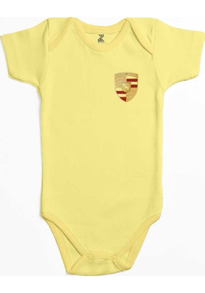 Zepplin Giyim Porsche Logo Mavi Bebek Body Zıbın