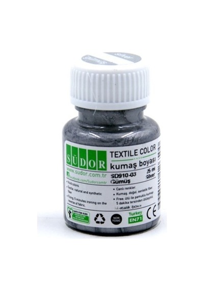 Südor Kumaş Boyası 25ml Gümüş - 2 Adet