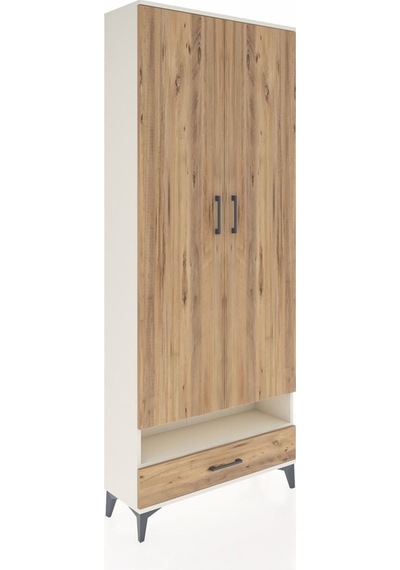 Arges Dolap 6 Raflı Tek Çekmeceli 2 Kapaklı 88x30x221 Aytaşı-çam Aytaşı Arges Dolap 6 Raflı Tek Çekmeceli 2 Kapaklı 88x30x221 Aytaşı-çam Aytaşı